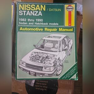 HAYNES #981 Automotive Repair Manual Nissan, Datsun, Stanza 1982-1990 VGC Book